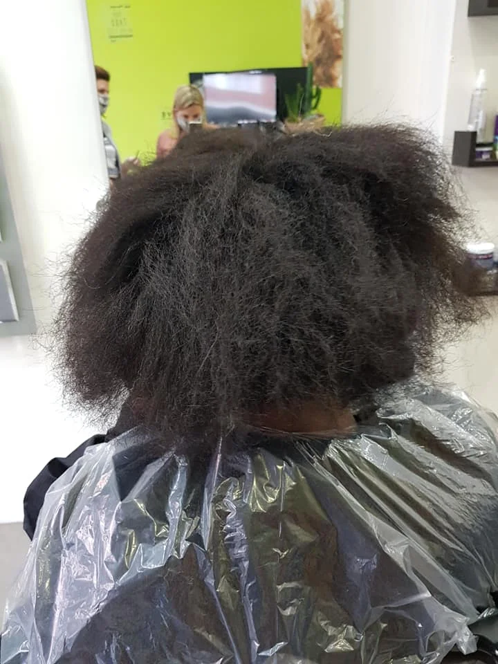 Cheveux avant coloration, salon A Paulin'Hair Dunkerque